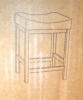 17 Stories Counter Height Bar Stool For Kitchen Island Counter Bonded Leather Kitchen Stool With Thick Saddle Seats & Heavy Duty Metal Base Easy Assembly New In Box $299 - 2