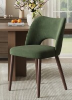 Corrigan Studio&reg; Modern Velvet Upholstered Dining Chair Side Chair with Wooden Legs New in Box $299