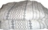 INK+IVY Imani 100% Cotton Printed Boho Curtain Panel (Pair) with Tufted Chenille Stripe and Lining, 50" W x 84" L New $79 - 2