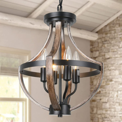 Gracie Oaks Kimyada 4 - Light Dimmable Bowl Pendant Lantern Chandelier New in Box $299