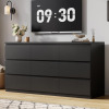 Jocoevol Modern Black 9 Drawer Dresser for Bedroom, Simply Chest of Drawers, Wood Storage Dresser with Deep Drawers for Living Room Hallway Entryway (Black) New in Box $399