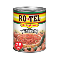 Ro-Tel Original Diced Tomatoes and Green Chilies, 1.75 Pound / Hunt's 100% Natural Tomato Sauce - 15 oz New Assorted Best by 9/2027