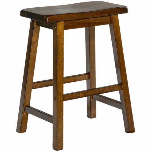 Lark Manor&trade; 29" Saddle Backless Solid Wood Bar Stool New In Box $299