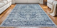 Charlton Home&reg; 8'x10' Area Rug Machine Washable Rug with Rubber Backing for Living Room New In Box $299
