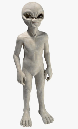 Design Toscano Out-of-this-World 16 inch Terrestrial Alien Statue New In Box $99
