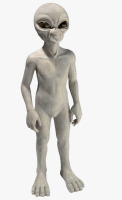 Design Toscano Out-of-this-World 16 inch Terrestrial Alien Statue New In Box $99