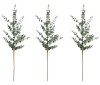 Nearly Natural 40-in Artificial Eucalyptus Stems - Set of 3 / Ophelia & Co. Artificial Flowers For Outdoors Fake Plants, 12 Bundles Faux Fuchsia Morning Glory UV Resistant Look Real Silk Flowers For Outside Planter Front Door Porch Patio Yard Fall Autumn 
