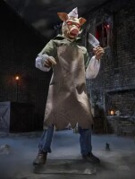 Home Accents Holiday 6.5 FT Wicked Woods Animated LED Butcher $299