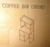 Latitude Run 39&ldquo; Coffee Bar Stand, Standard Baker's Rack, with Outlet Open Built in Mini Fridge Space and Microwave Stand, Black, New in Box $399 - 2