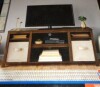 Mainstays Parsons TV Stand for TVs up to 50", Canyon Walnut, New in Box $299 - 2