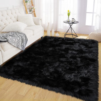 Everly Quinn 3ft.x5ft. Faux Sheepskin Indoor Rug $199