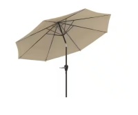 Pure Garden 10 ft. Outdoor Market Patio Umbrella with Auto-Tilt in Sand New In Box $299