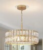 Mercer41 Khyryn Modern 5 Lights Drum Crystal Chandelier New In Box $399
