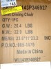 Red Barrel Studio&reg; Upholstered Chenille Fabric Accent Dining Chair, Curved Solid Wood Legs, Elegant Tufted Club Dining Room Kitchen Room Arm Dining Chair New In Box $299 - 2