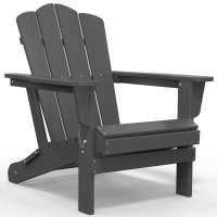 Rosecliff Heights Wolak Foldable Outdoor Adirondack Chair, Gray, New in Box $399