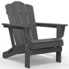 Rosecliff Heights Wolak Foldable Outdoor Adirondack Chair, Gray, New in Box $399