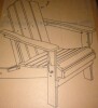 Rosecliff Heights Wolak Foldable Outdoor Adirondack Chair, Gray, New in Box $399 - 2