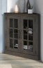 Laurel Foundry Modern Farmhouse Truby Solid and Manufactured Wood 2-Door Accent Cabinet in Weathered Gray New in Box $499