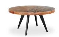 Moes Home Furnishings Parq 60-Inch Round Dining Table in Amber New in Box $1699