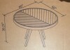 Moes Home Furnishings Parq 60-Inch Round Dining Table in Amber New in Box $1699 - 2