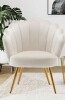 Alunaune Mid Century Velvet Living Room Chair New in Box $599