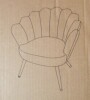 Alunaune Mid Century Velvet Living Room Chair New in Box $599 - 2