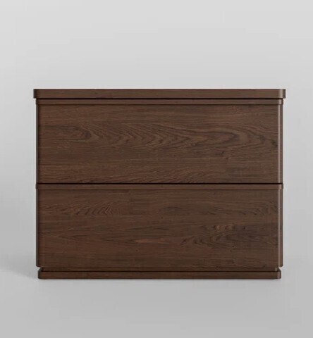 Waildon Home Baxtor 2 Drawer Natural Nightstand New in Box $1599
