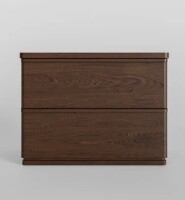 Waildon Home Baxtor 2 Drawer Natural Nightstand New in Box $1599