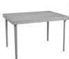 COSCO 3'8" x 2'8" Rectangle Wood Folding Dining Table in Gray Woodgrain, New in Box $399