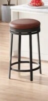 17 Stories Villere Upholstered Counter Stool with Metal Frame New In Box $299