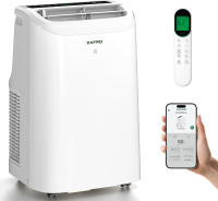 ZAFRO Portable Air Conditioner, (8000 BTU SACC), Drainage-free Portable AC with Cooling, Fan, Dehumidifier, Portable AC Unit with APP/Remote, 24H Timer, Quiet for Living Room, Bedroom New In Box $499