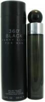 Perry Ellis 360 Black For Men Eau De Toilette Spray 3.4 Oz New In Box $99