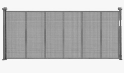 Arlmont & Co. 34'' H X 71'' W X 4.72'' D Retractable Baby Gate Tall Extend to Wide for Kids / Regalo 36-Inch Wide 2 Panel Extension Kit for Home Decor Super Wide Adjustable Gate Extension Kit, Black Assorted $89