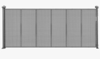Arlmont & Co. 34'' H X 71'' W X 4.72'' D Retractable Baby Gate Tall Extend to Wide for Kids / Regalo 36-Inch Wide 2 Panel Extension Kit for Home Decor Super Wide Adjustable Gate Extension Kit, Black Assorted $89