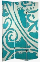 George Oliver Dunston Folding Room Divider, 71'' H X 47.25'' W X 1'' D New In Box $299