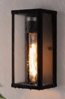17 Stories Brystol 10" Classic Outdoor Wall Sconce 1 Light in Matte Black $199