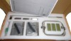 Glass Warehouse 78 in. Glass Hinged Hardware Pack in Brushed Nickel with Handle New In Box $299 - 2