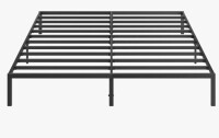 Alwyn Home Metal Platform Bed Frame, Sturdy Metal Frame, No Box Spring Needed (King) $299
