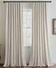 Deconovo Full Blackout Curtains,Thermal Insulated Drapes,Double Layer Linen Blended Room Darkening Back Tab Pinch Pleat Drapes (Pair), 52" x 108" / Mercer41 Aikens Blackout Rod Pocket and Back Tab Curtain Panel (Set of 2), 132cm x 243cm New in Box Assorte
