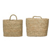 Sand & Stable&trade; Handwoven Seagrass Wall Mount Baskets with Handles New In Box $199