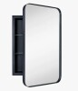 Latitude Run&reg; Haslem Recessed Framed Medicine Cabinet with Mirror and Adjustable Shelves, 24" H x 16" W x 4.96" D New In Box $299