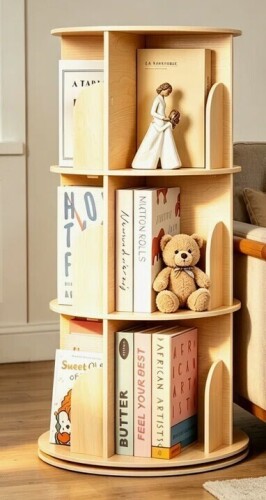 Isabelle & Max&trade; 360&deg; Rotating Bookshelf, Corner Bookcase For Book Display New In Box $299