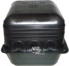 Oatey 34087 - 6.5 in. H X 13 in. W X 13 in. L Black Tub Box New in Box - 2