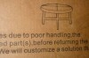 Ebern Designs 33.1" Round Leather Coffee Table New In Box $299 - 2