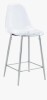 Brayden Studio&reg; 25.6" Modern Counter Height Bar Stool with Transparent Seat and Metal Frame New in Box $399