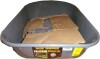 True Temper 6 cu. ft. Steel Wheelbarrow with Single Flat Tire New Handles Sold Separately $299 - 2