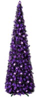 Scidweet 5 ft. Collapsible Pencil Tree with LED Light Decor Halloween Decorations for Indoor Outdoor Home Party Decor New Open Box $79