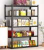 ABORON 5-Tier Garage Shelving Heavy-Duty Garage Storage Shelving Unit in Black 36 in. W x 16 in. D x 72 in. H, New In Box $299