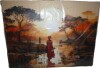 Winston Porter African Journey Landscape - African Art Canvas Print Wall Art, African Landscape Print, 24" H x 32" W New In Box $99 - 2