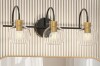Latitude Run&reg; Bathroom Vanity Lights with Clear Shade Vanity Light Fixture New In Box $199
